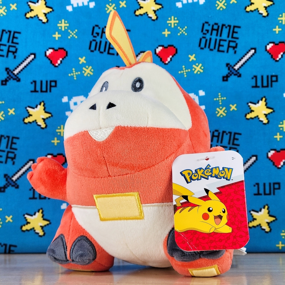 Jazwares Pokemon Fuecoco 8" UltraSoft Video Game Toy Plush NWT
